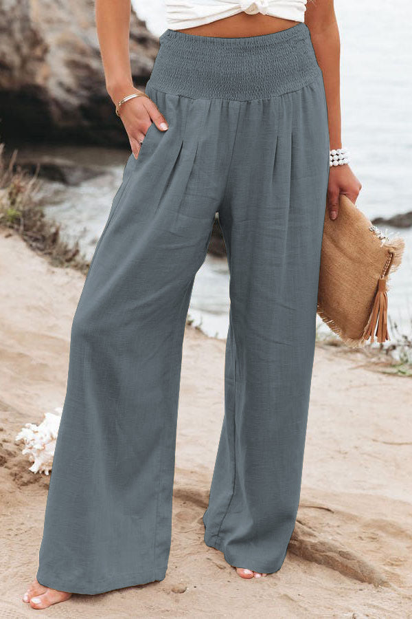 Lovellas - Casual Broek met Wijde pijpen