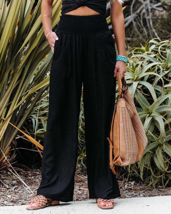 Lovellas - Casual Broek met Wijde pijpen