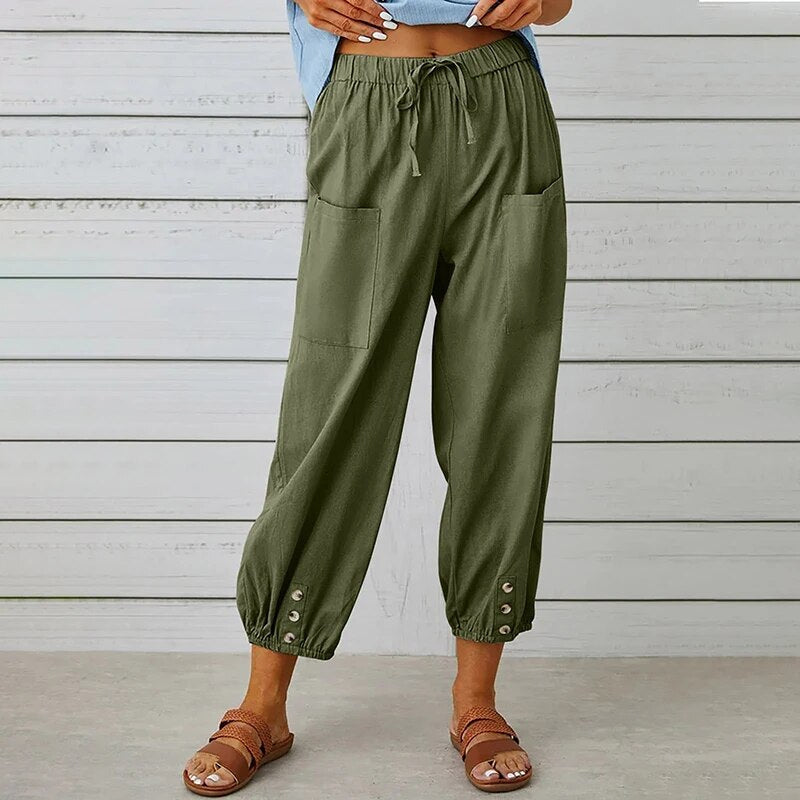 Lovellas - Stijlvolle Linnen Broek