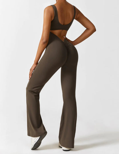 LovellaLuxe V-Back Jumpsuit