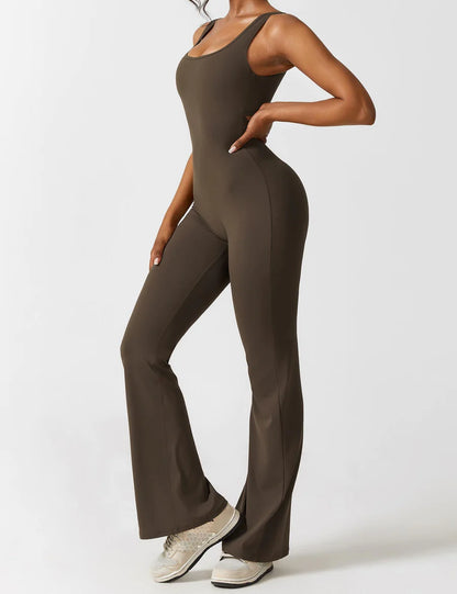 LovellaLuxe V-Back Jumpsuit