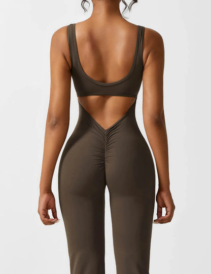 LovellaLuxe V-Back Jumpsuit