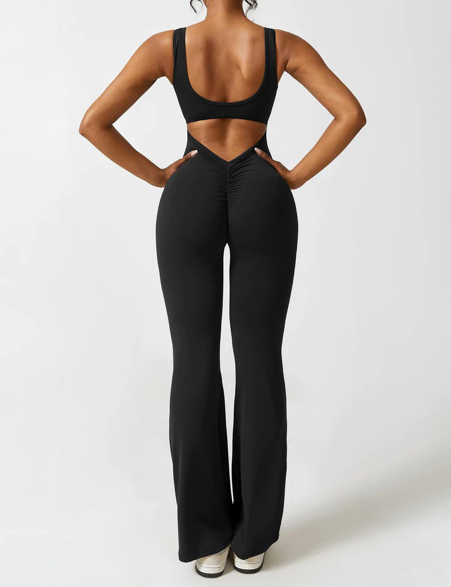 LovellaLuxe V-Back Jumpsuit