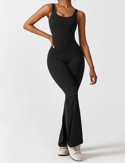 LovellaLuxe V-Back Jumpsuit