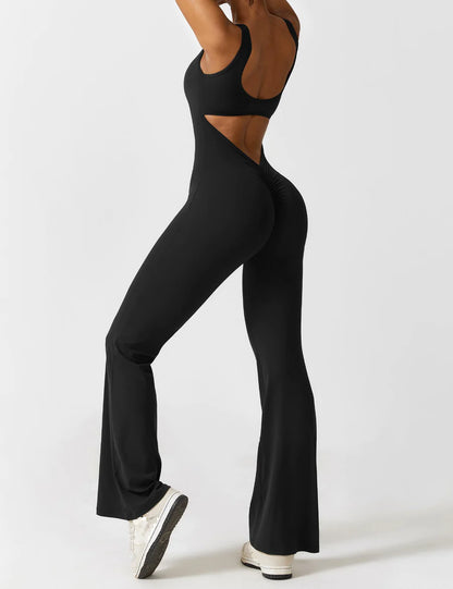 LovellaLuxe V-Back Jumpsuit