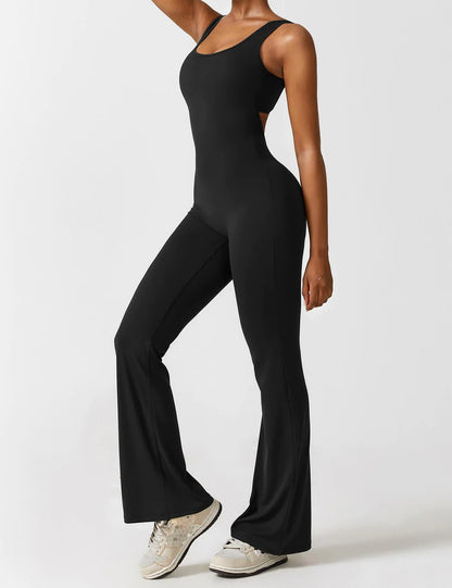 LovellaLuxe V-Back Jumpsuit