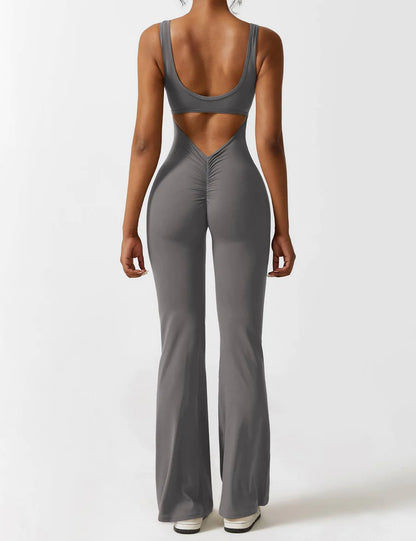 LovellaLuxe V-Back Jumpsuit