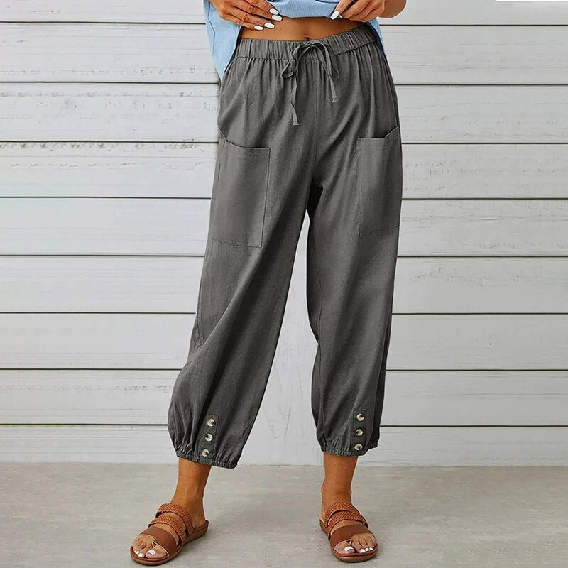 Lovellas - Stijlvolle Linnen Broek