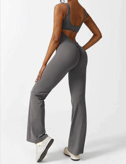 LovellaLuxe V-Back Jumpsuit