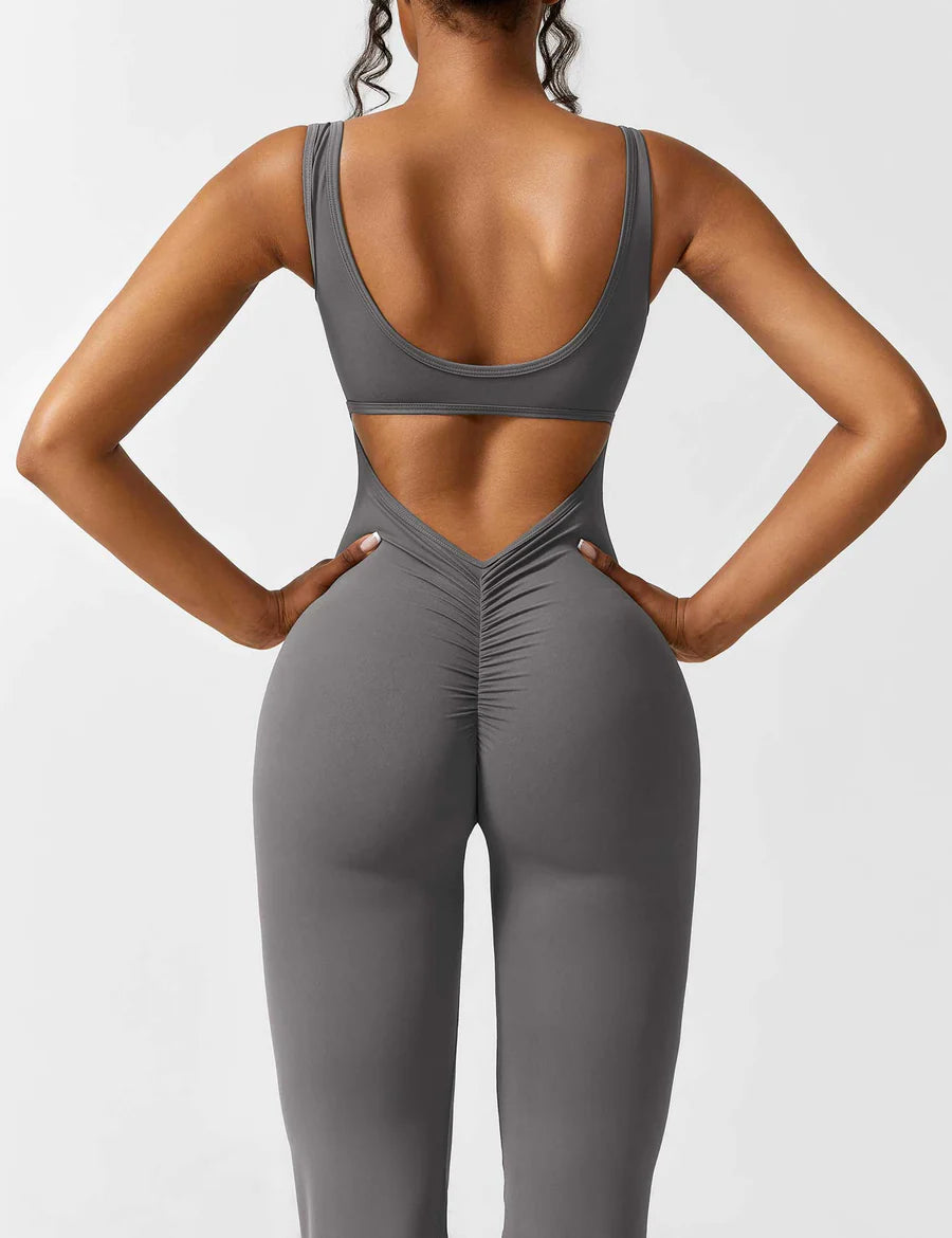 LovellaLuxe V-Back Jumpsuit