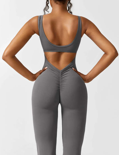 LovellaLuxe V-Back Jumpsuit