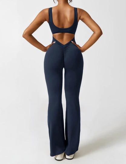 LovellaLuxe V-Back Jumpsuit