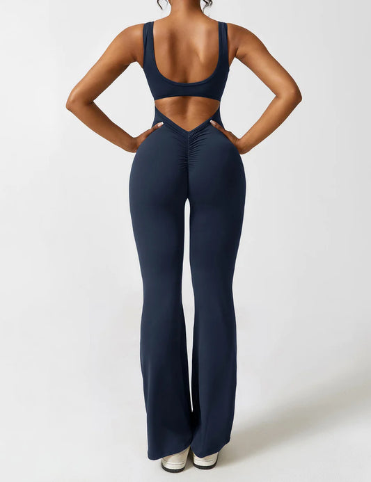 LovellaLuxe V-Back Jumpsuit