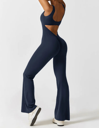 LovellaLuxe V-Back Jumpsuit
