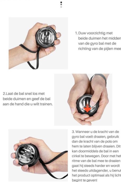 Gyro Polstrainer – Versterk Armen & Vingers en pols