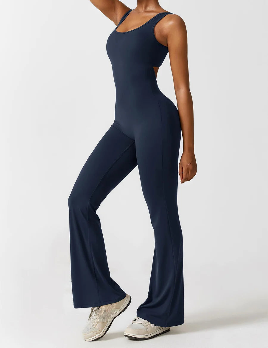 LovellaLuxe V-Back Jumpsuit