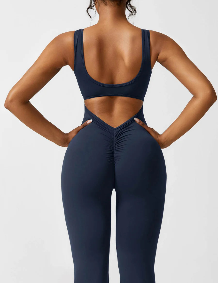 LovellaLuxe V-Back Jumpsuit