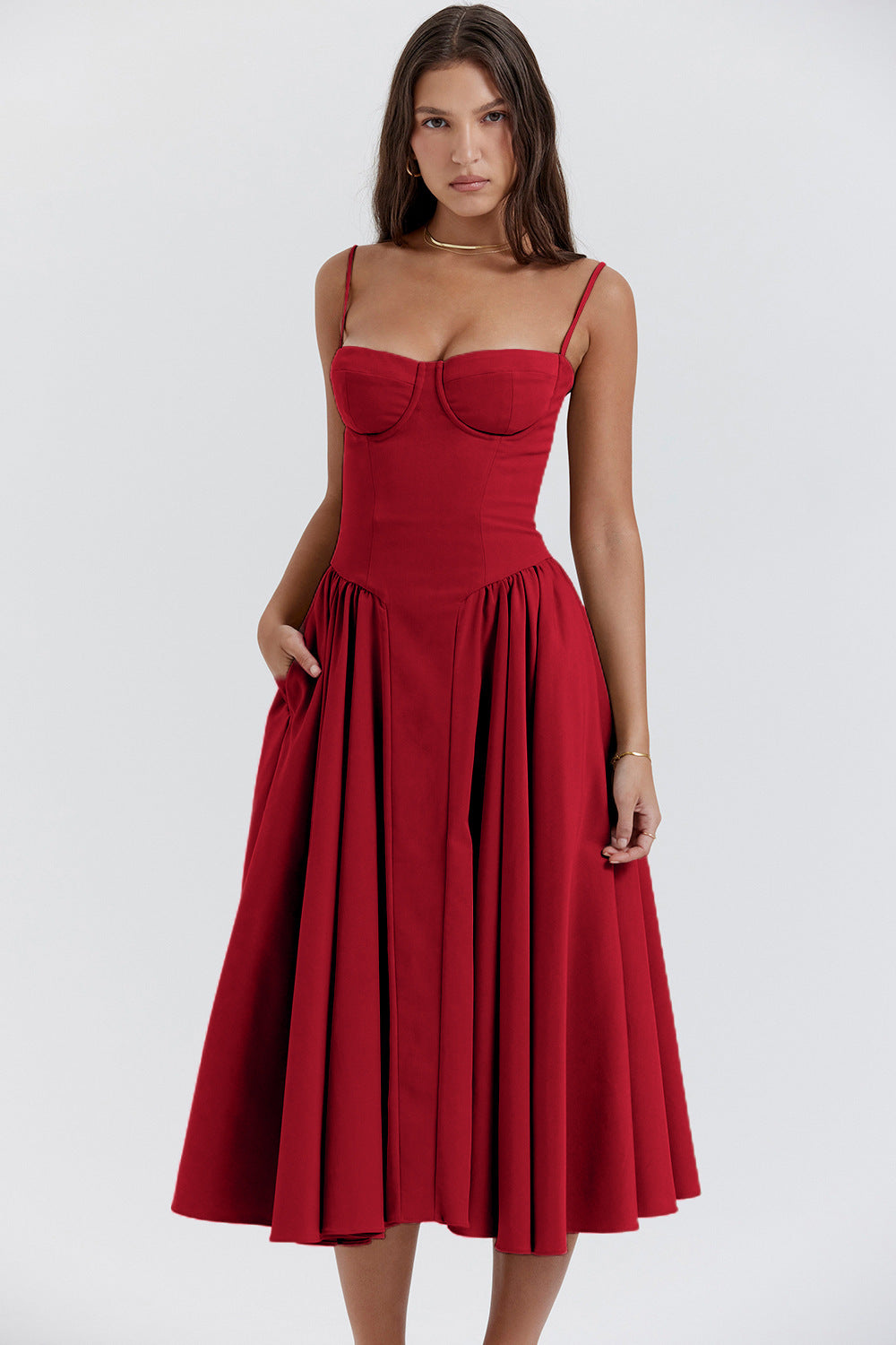 Artistic Retro™ Midi Jurk