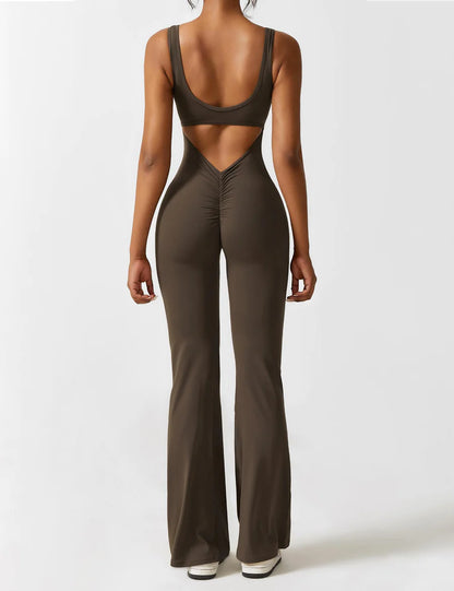 LovellaLuxe V-Back Jumpsuit