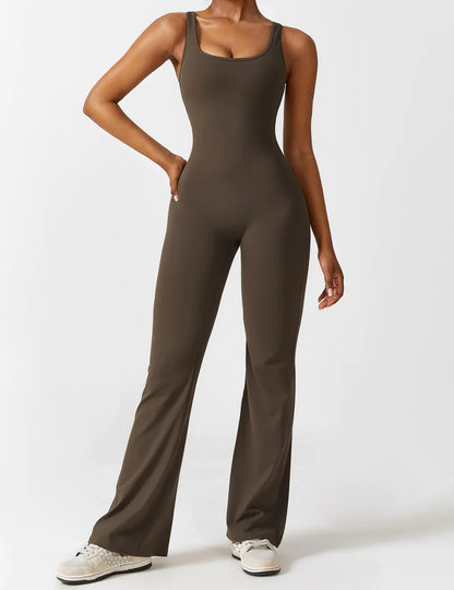 LovellaLuxe V-Back Jumpsuit