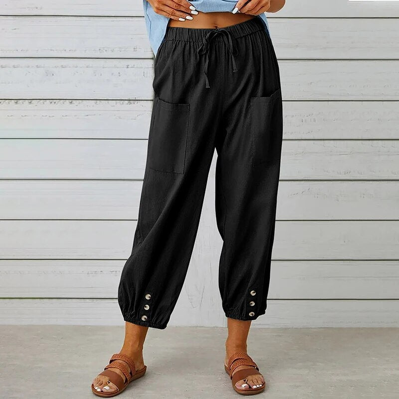 Lovellas - Stijlvolle Linnen Broek
