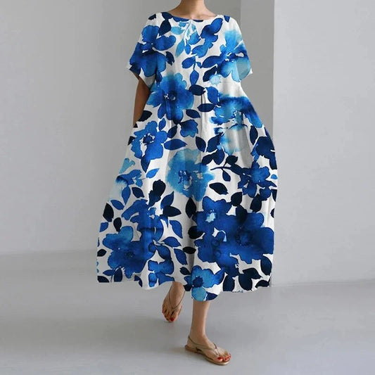 Lovellas - Comfortable floral dress 