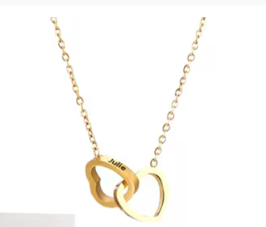 Rozenbeer met Eeuwige Roos & Hart Ketting