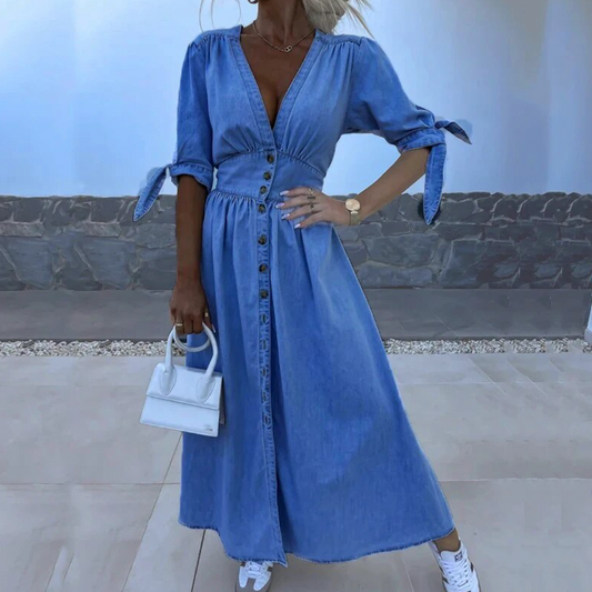 Lovellas - Denim dromer Jurk