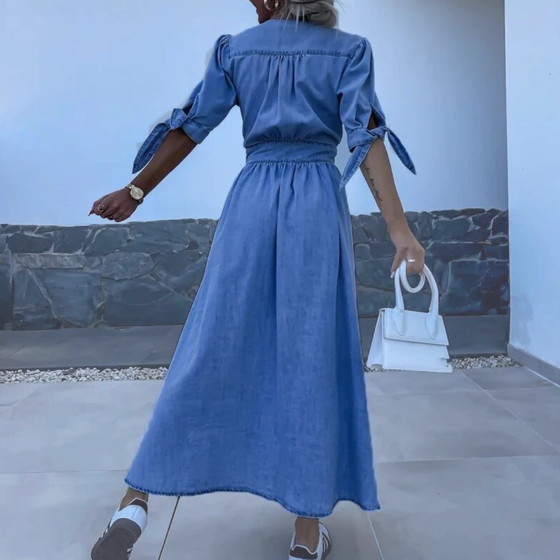 Lovellas - Denim dromer Jurk