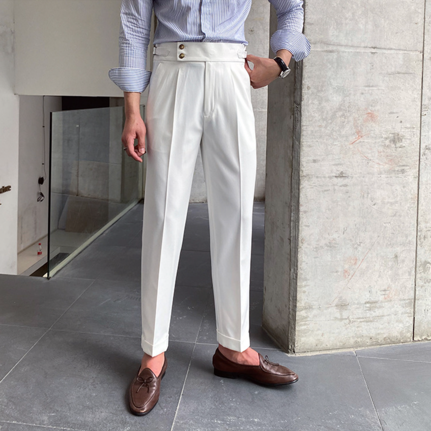 Lovellas - Oxford pleated trouser