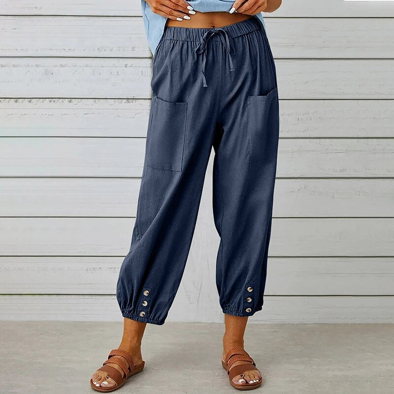Lovellas - Stijlvolle Linnen Broek