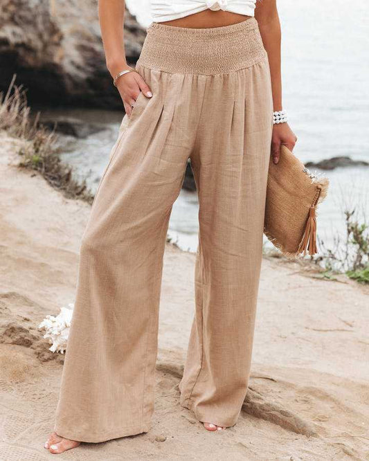 Lovellas -  Casual Broek met Wijde pijpen