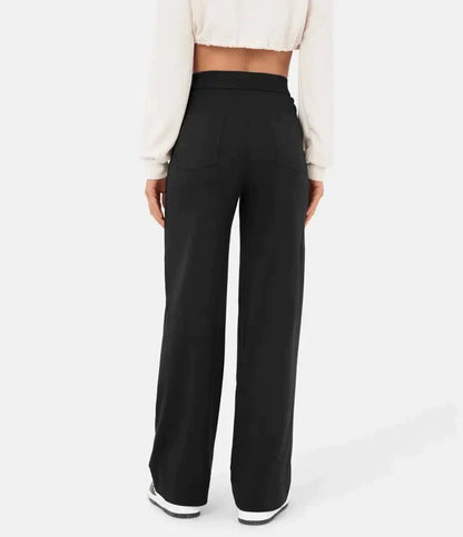 Lovellas - High-waisted elastische casual broek