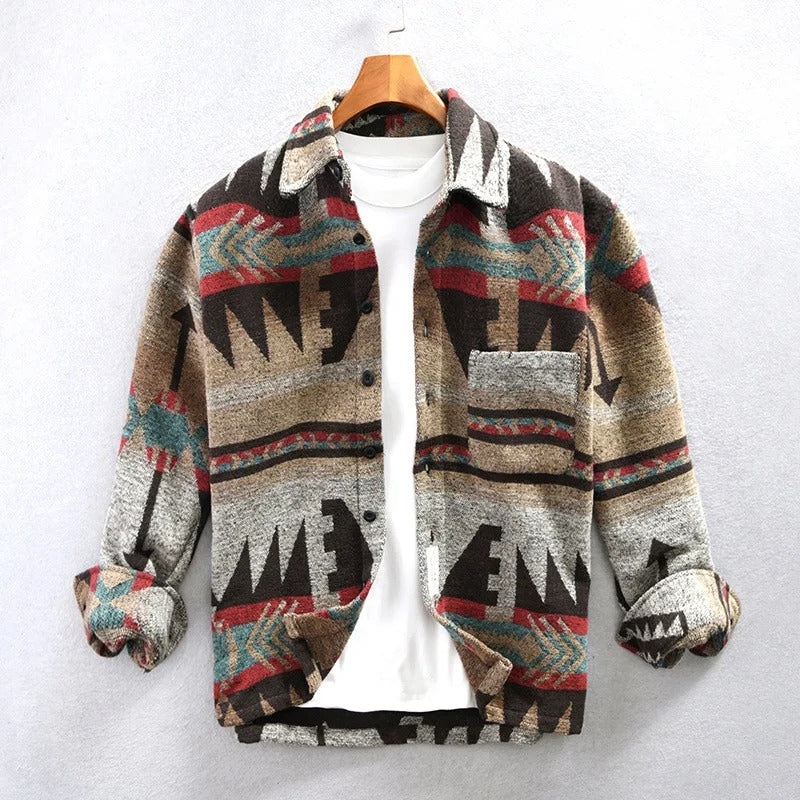 Lovellas - Heren vintage flanellen overhemd