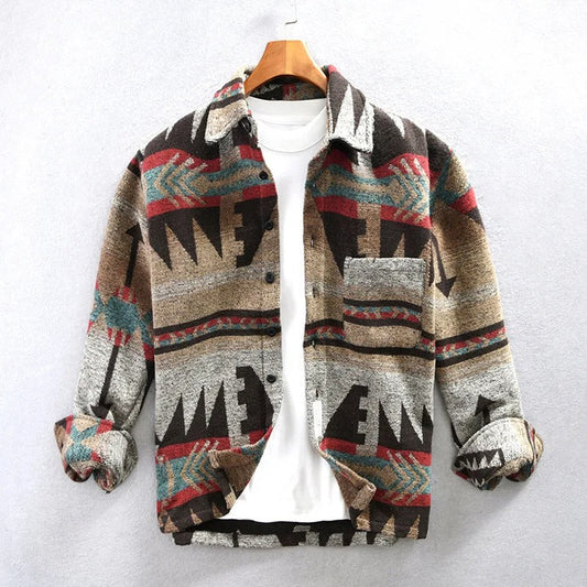Lovellas - Heren vintage flanellen overhemd