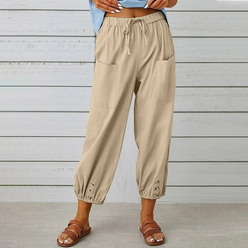 Lovellas - Stijlvolle Linnen Broek